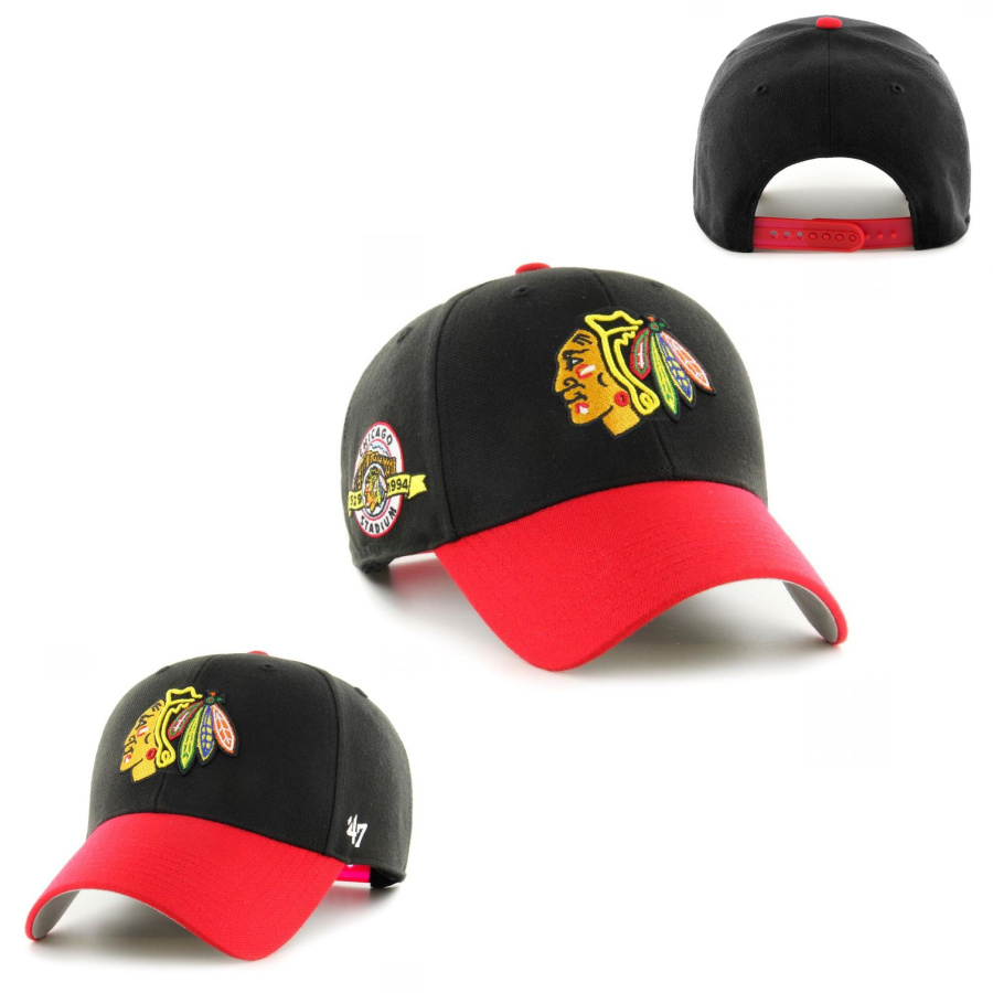 47 BRAND MVP SNAPBACK TT NHL CHICAGO BLACKHAWKS BK94 ŠILTOVKA